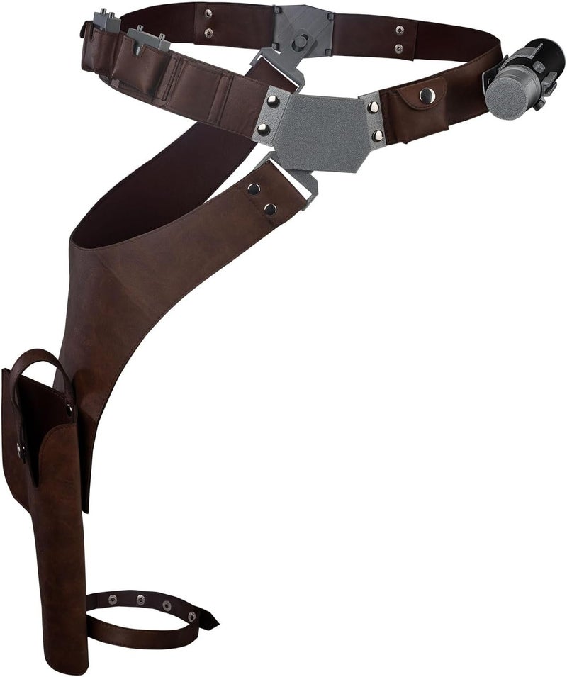 CosFantasy Mens Cosplay Belt PU Leather Holster Costume Belts Props Accessory for Halloween - Image 1
